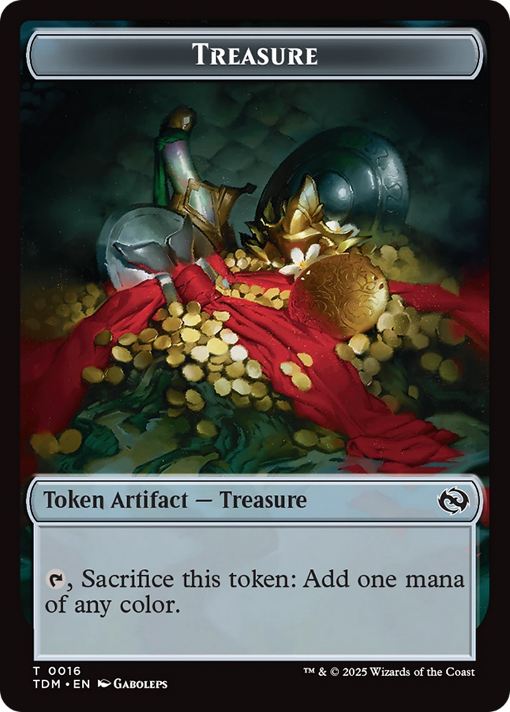 Experience // Treasure Double-Sided Token [Tarkir: Dragonstorm Commander Tokens] | Pegasus Games WI