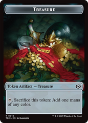 First Mate Ragavan // Treasure Double-Sided Token [Tarkir: Dragonstorm Commander Tokens] | Pegasus Games WI