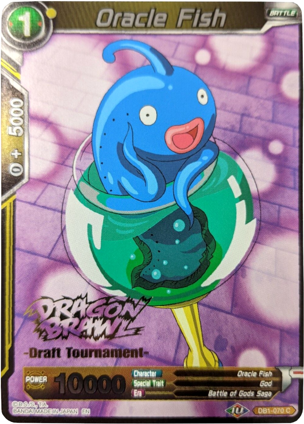 Oracle Fish (Dragon Brawl Draft Tournament Gold Stamped) (DB1-070) [Promotion Cards] | Pegasus Games WI