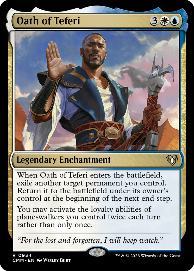 Oath of Teferi [Commander Masters] | Pegasus Games WI