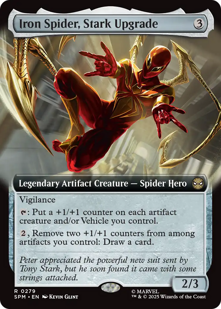 Iron Spider, Stark Upgrade (Extended Art) [Marvel's Spider-Man] | Pegasus Games WI