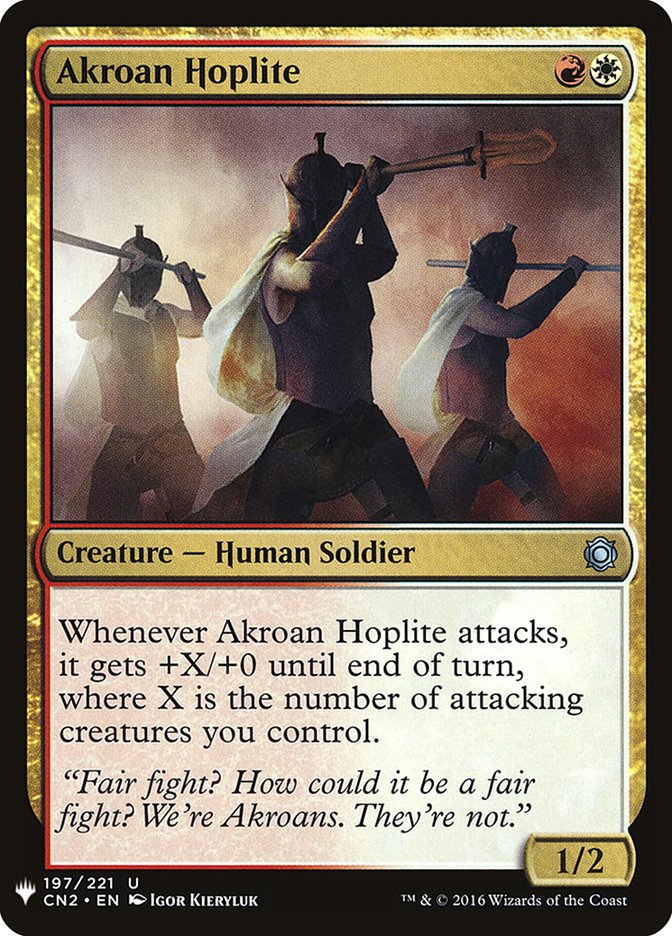 Akroan Hoplite [Mystery Booster] | Pegasus Games WI