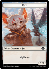 Phyrexian Germ // Fox Double-Sided Token [Modern Horizons 3 Tokens] | Pegasus Games WI