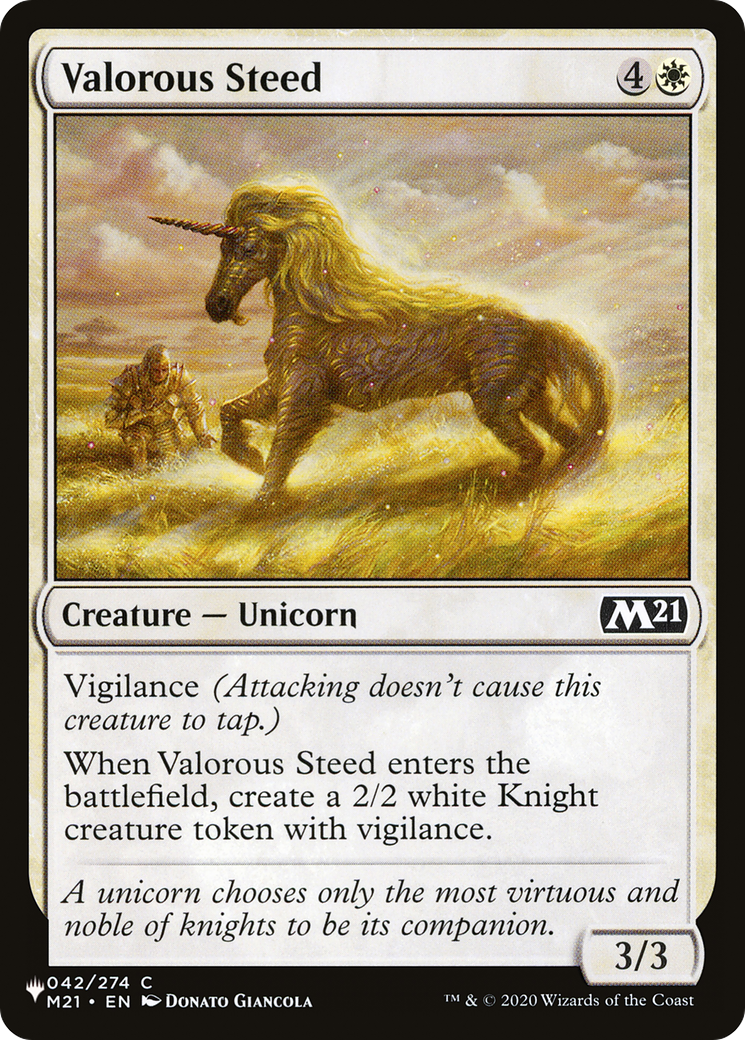 Valorous Steed [The List Reprints] | Pegasus Games WI