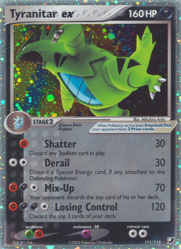 Tyranitar ex (111/115) [EX: Unseen Forces] | Pegasus Games WI