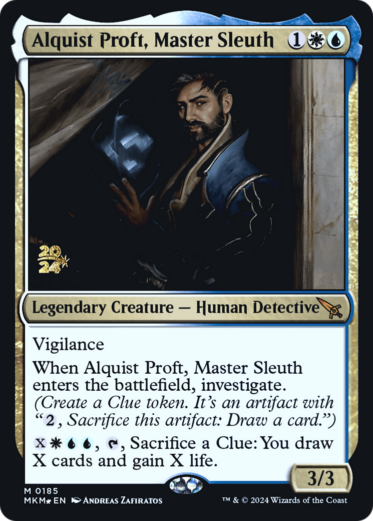 Alquist Proft, Master Sleuth [Murders at Karlov Manor Prerelease Promos] | Pegasus Games WI