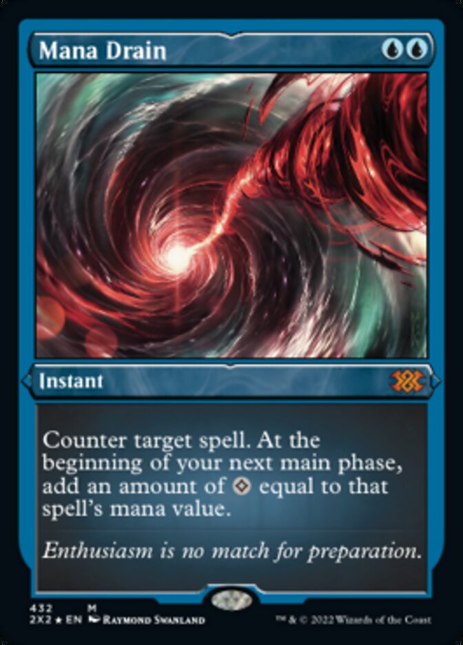 Mana Drain (Foil Etched) [Double Masters 2022] | Pegasus Games WI