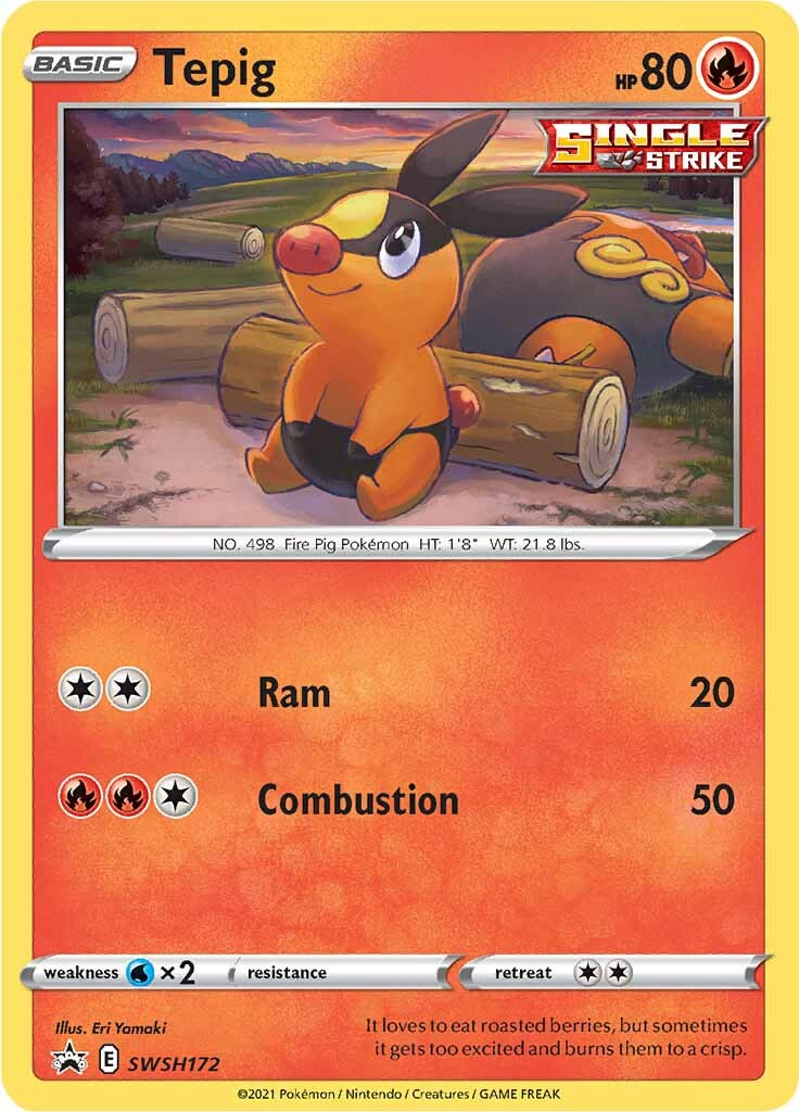 Tepig (SWSH172) [Sword & Shield: Black Star Promos] | Pegasus Games WI