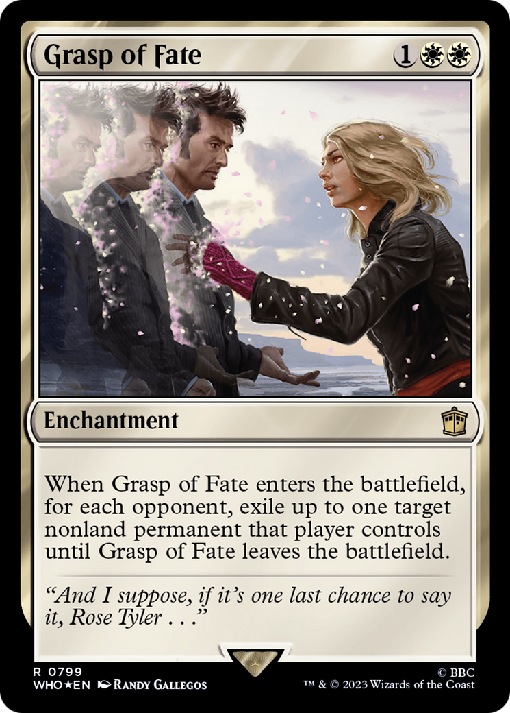 Grasp of Fate (Surge Foil) [Doctor Who] | Pegasus Games WI