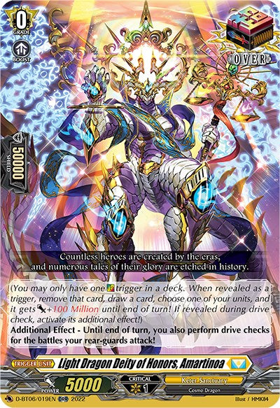 Light Dragon Deity of Honors, Amartinoa (D-BT06/019EN) [Blazing Dragon Reborn] | Pegasus Games WI