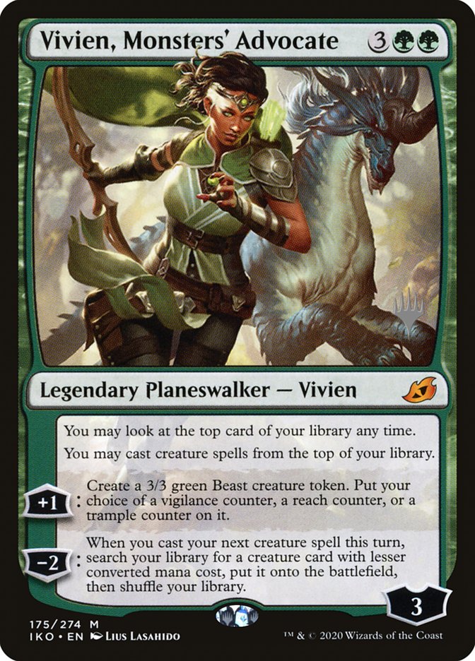 Vivien, Monsters' Advocate (Promo Pack) [Ikoria: Lair of Behemoths Promos] | Pegasus Games WI