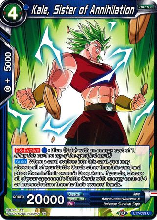 Kale, Sister of Annihilation (BT7-039) [Assault of the Saiyans] | Pegasus Games WI