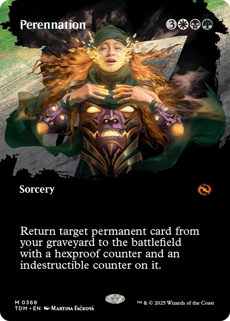 Perennation (Borderless) [Tarkir: Dragonstorm] | Pegasus Games WI