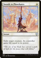 Swords to Plowshares [Phyrexia: All Will Be One Commander] | Pegasus Games WI