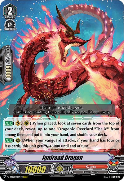 Igniroad Dragon (V-BT08/009EN RRR) [Silverdust Blaze] | Pegasus Games WI
