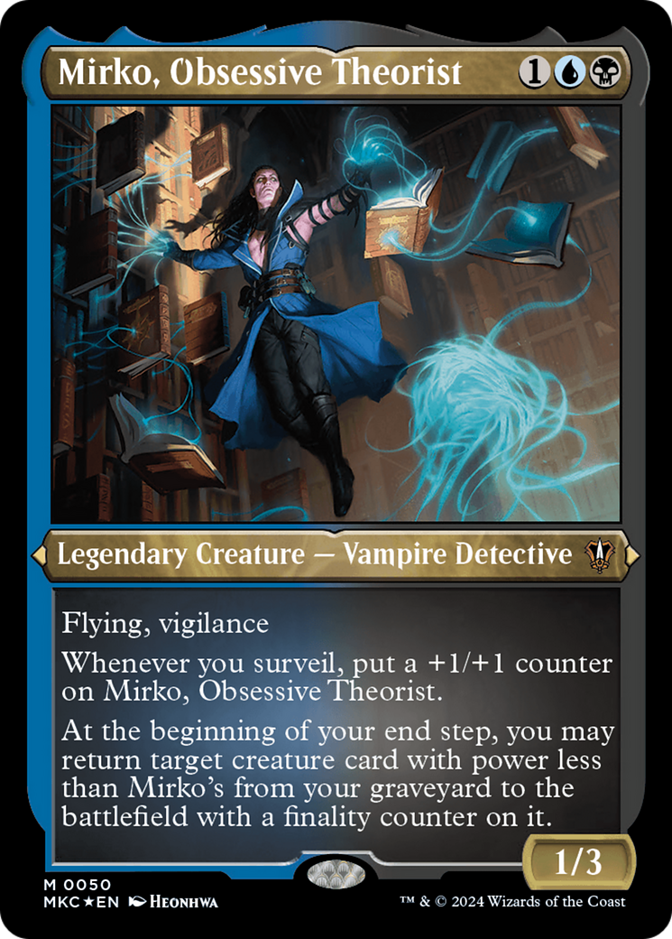Mirko, Obsessive Theorist (Display Commander) [Murders at Karlov Manor Commander] | Pegasus Games WI
