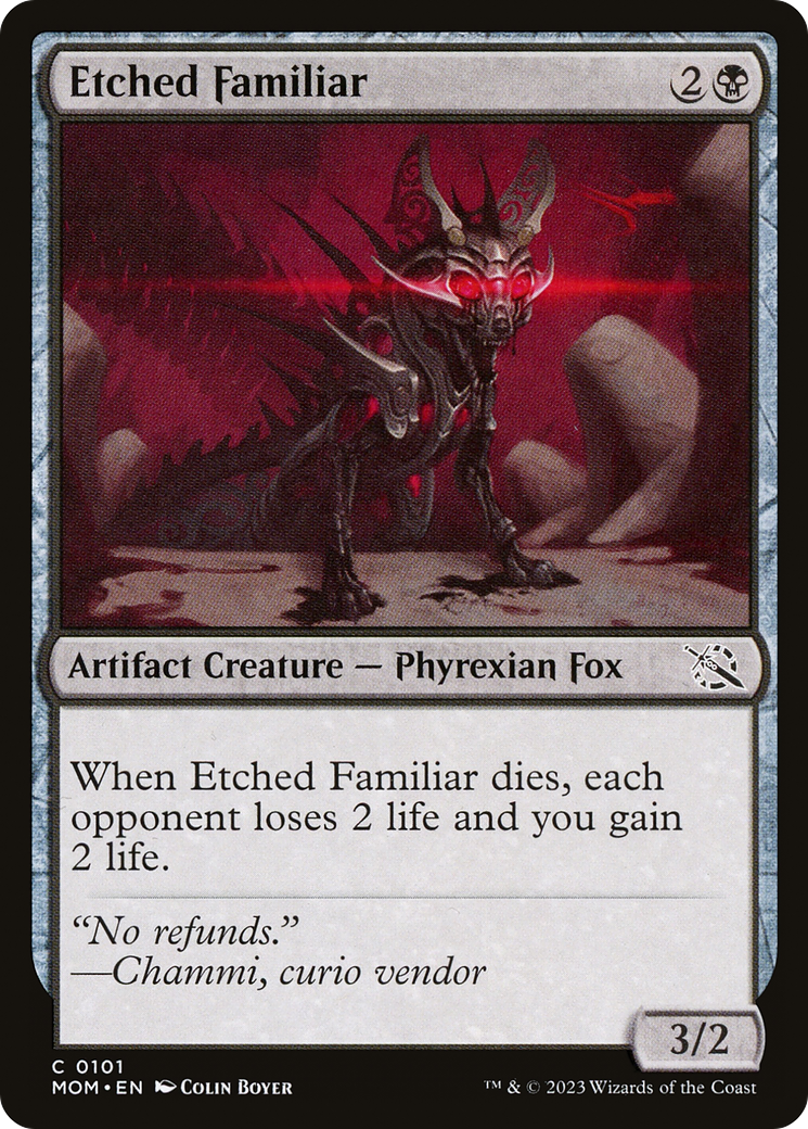 Etched Familiar [March of the Machine] | Pegasus Games WI