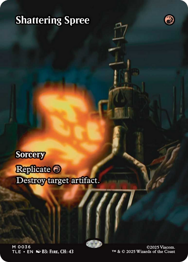 Shattering Spree (Borderless) [Avatar: The Last Airbender: Eternal-Legal] | Pegasus Games WI