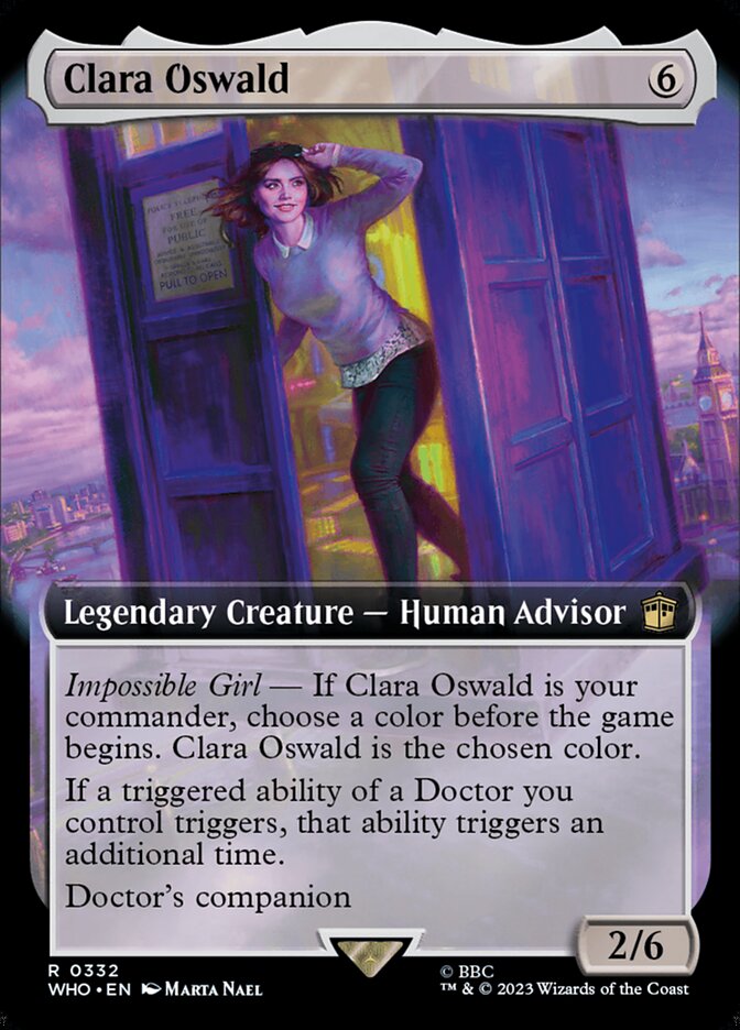 Clara Oswald (Extended Art) [Doctor Who] | Pegasus Games WI