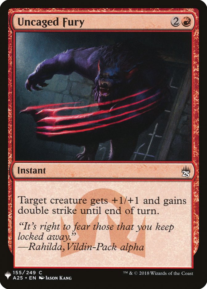 Uncaged Fury [Mystery Booster] | Pegasus Games WI