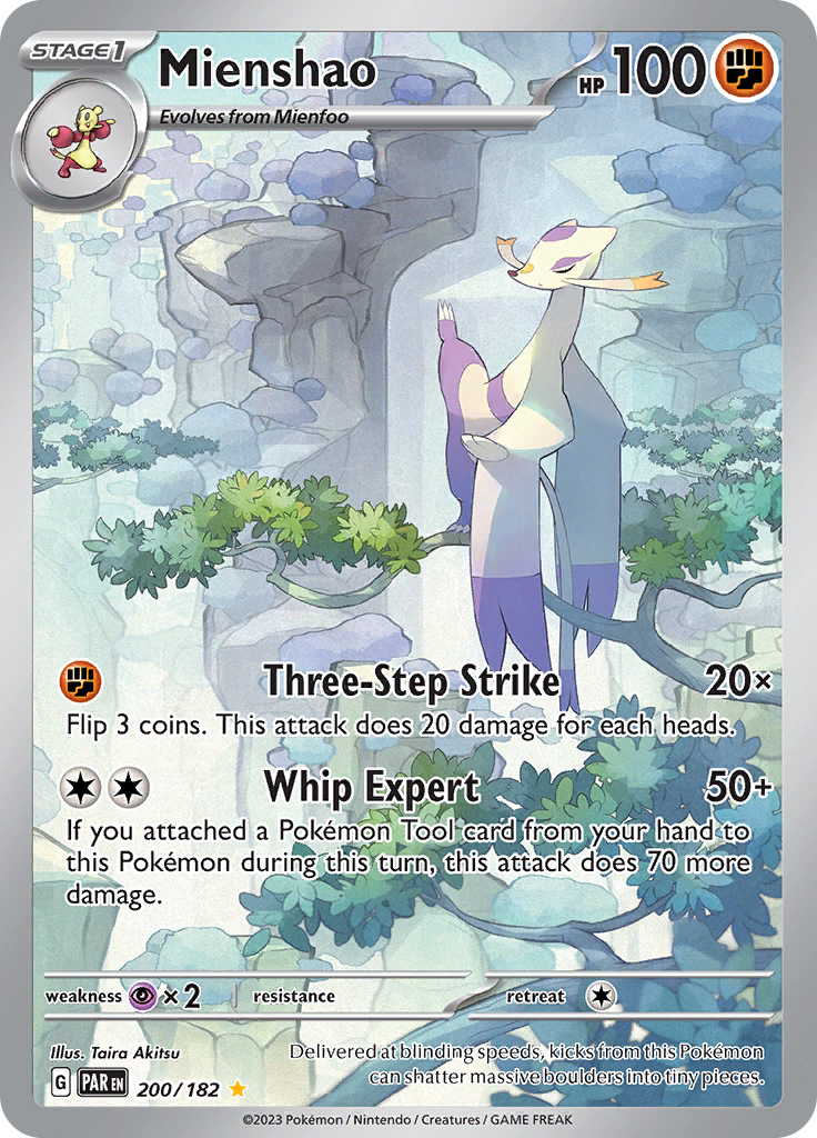 Mienshao (200/182) [Scarlet & Violet: Paradox Rift] | Pegasus Games WI