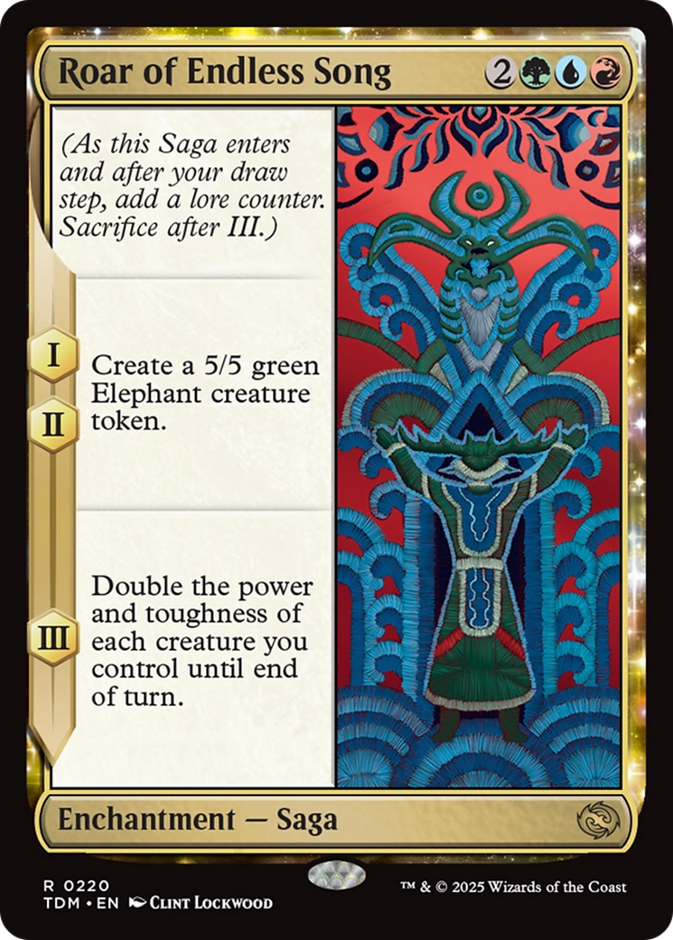 Roar of Endless Song [Tarkir: Dragonstorm] | Pegasus Games WI