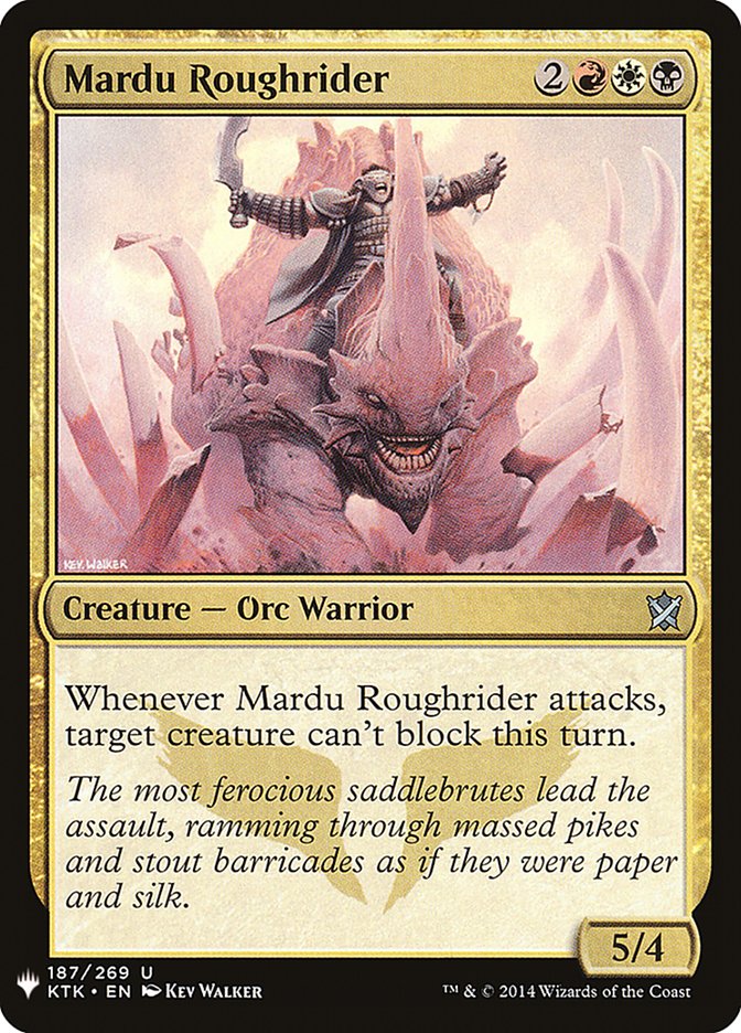 Mardu Roughrider [Mystery Booster] | Pegasus Games WI