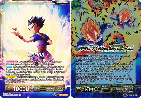 Cabba // Vegeta & Cabba, Master & Pupil (XD1-01) [Assault of the Saiyans] | Pegasus Games WI
