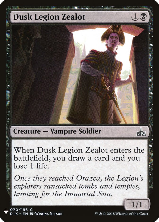 Dusk Legion Zealot [Mystery Booster] | Pegasus Games WI