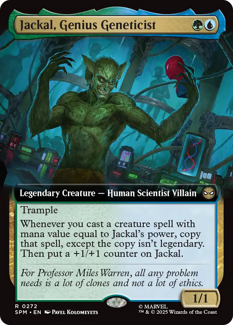 Jackal, Genius Geneticist (Extended Art) [Marvel's Spider-Man] | Pegasus Games WI