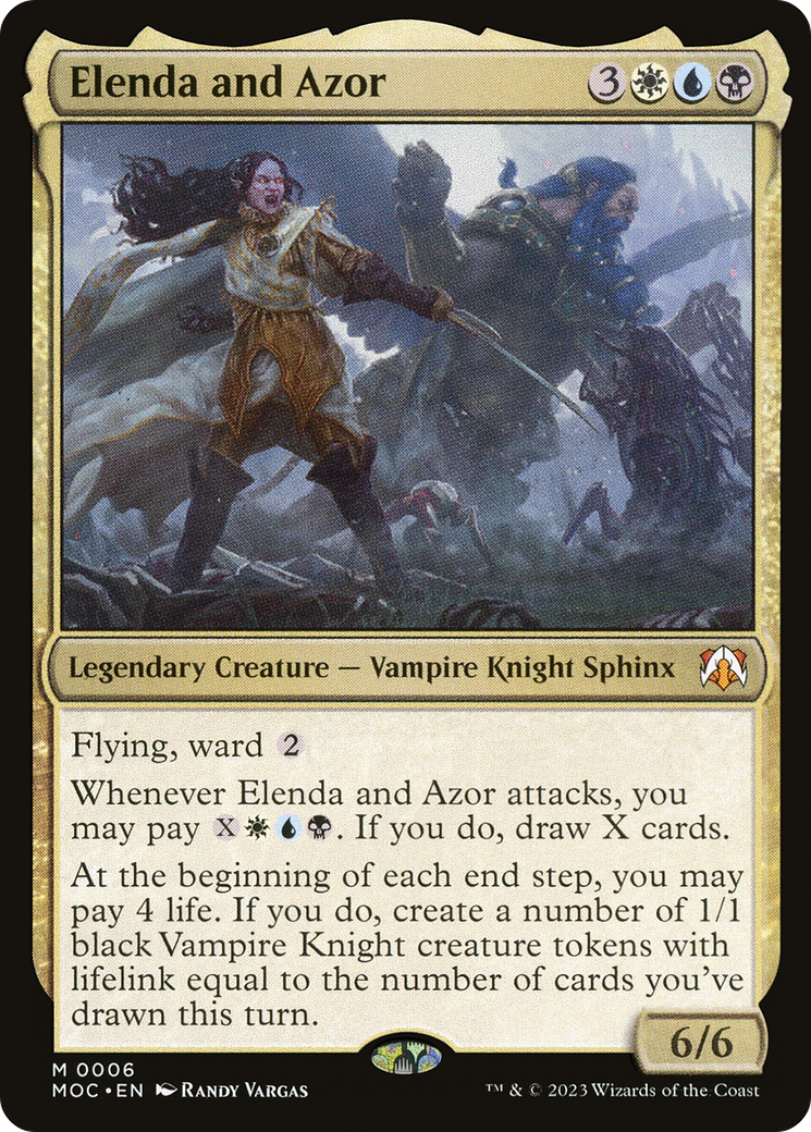 Elenda and Azor [March of the Machine Commander] | Pegasus Games WI