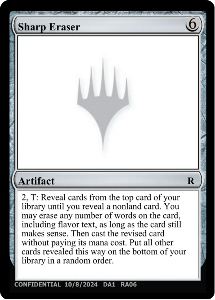 Sharp Eraser [Unknown Event] | Pegasus Games WI