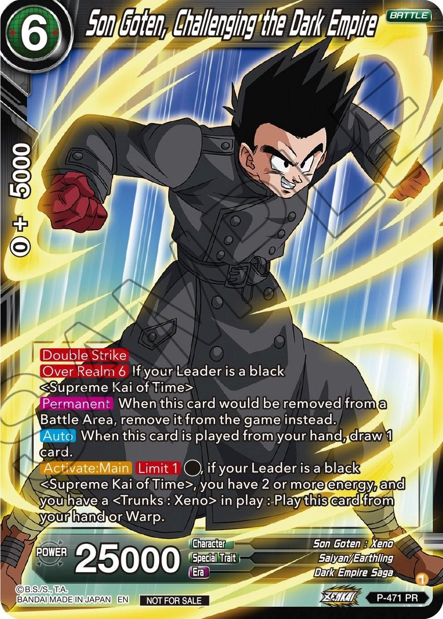 Son Goten, Challenging the Dark Empire (Z03 Dash Pack) (P-471) [Promotion Cards] | Pegasus Games WI