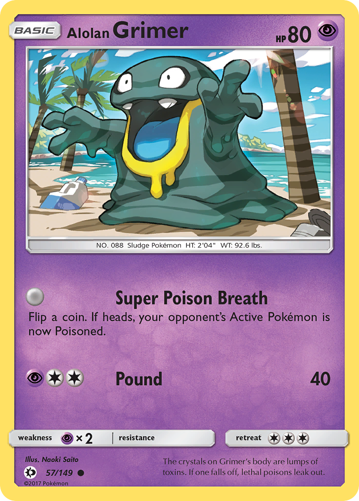 Alolan Grimer (57/149) [Sun & Moon: Base Set] | Pegasus Games WI