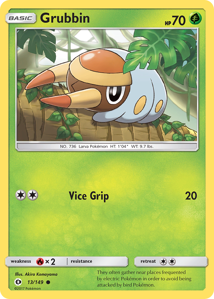 Grubbin (13/149) [Sun & Moon: Base Set] | Pegasus Games WI