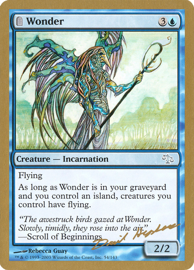 Wonder (Dave Humpherys) [World Championship Decks 2003] | Pegasus Games WI