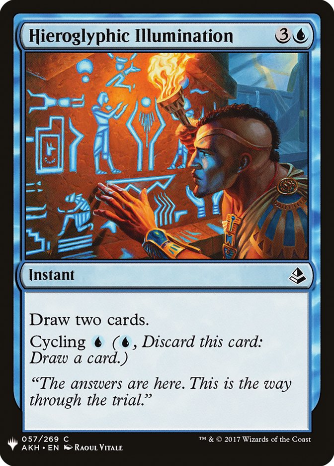 Hieroglyphic Illumination [Mystery Booster] | Pegasus Games WI