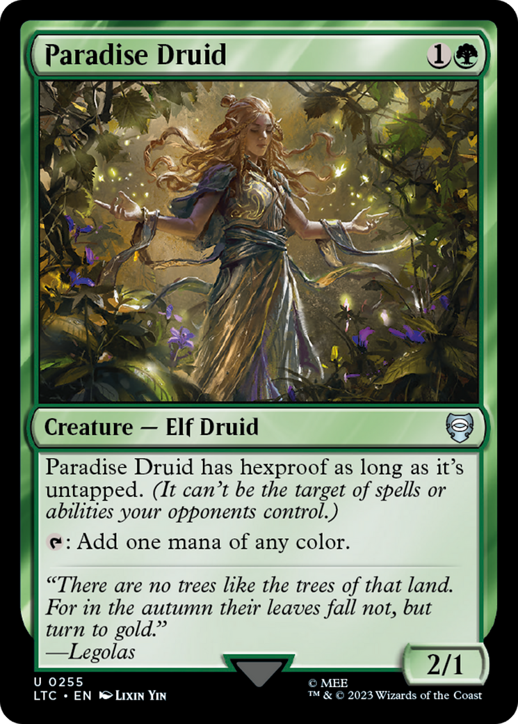 Paradise Druid [The Lord of the Rings: Tales of Middle-Earth Commander] | Pegasus Games WI
