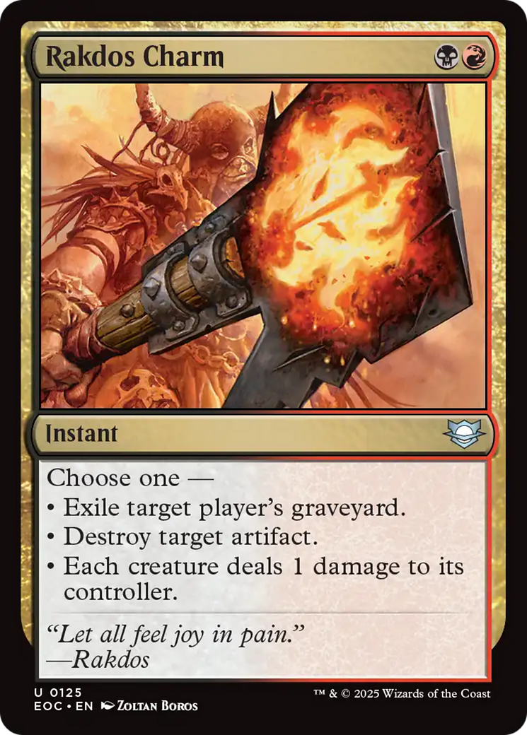Rakdos Charm [Edge of Eternities Commander] | Pegasus Games WI