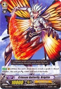 Crimson Butterfly, Brigitte (Foil) (TD01/001EN) [Trial Deck 1: Blaster Blade] | Pegasus Games WI