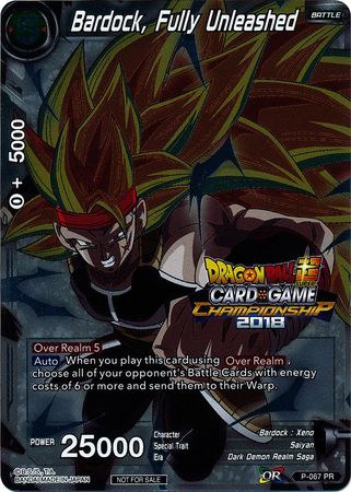 Bardock, Fully Unleashed (P-067) [Tournament Promotion Cards] | Pegasus Games WI