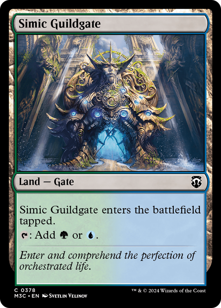 Simic Guildgate (Ripple Foil) [Modern Horizons 3 Commander] | Pegasus Games WI