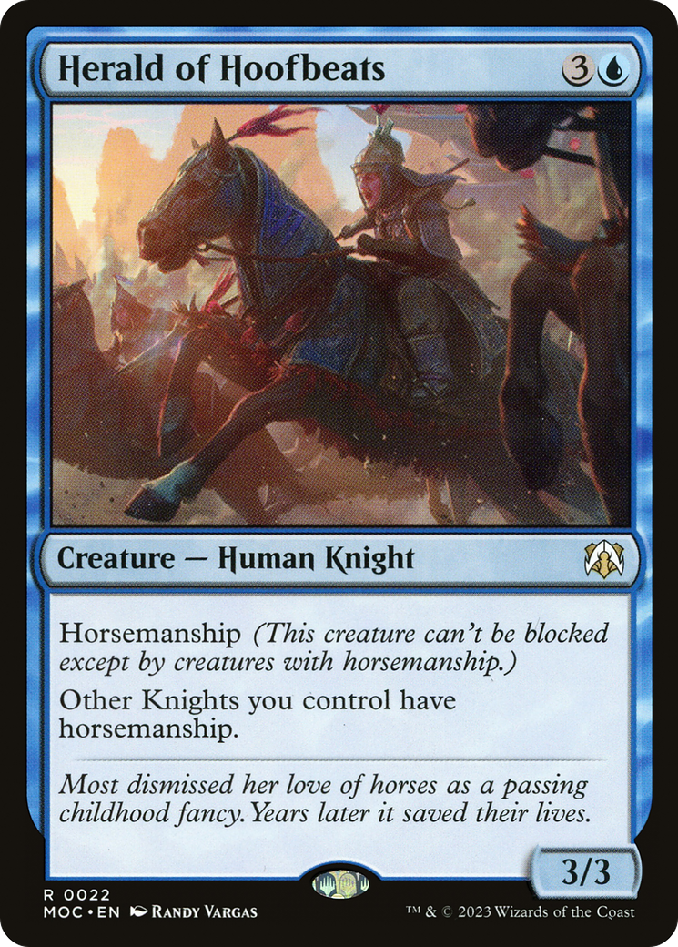 Herald of Hoofbeats [March of the Machine Commander] | Pegasus Games WI