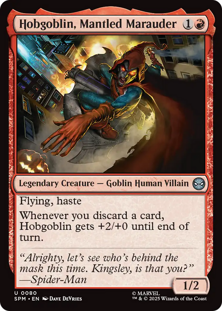 Hobgoblin, Mantled Marauder [Marvel's Spider-Man] | Pegasus Games WI