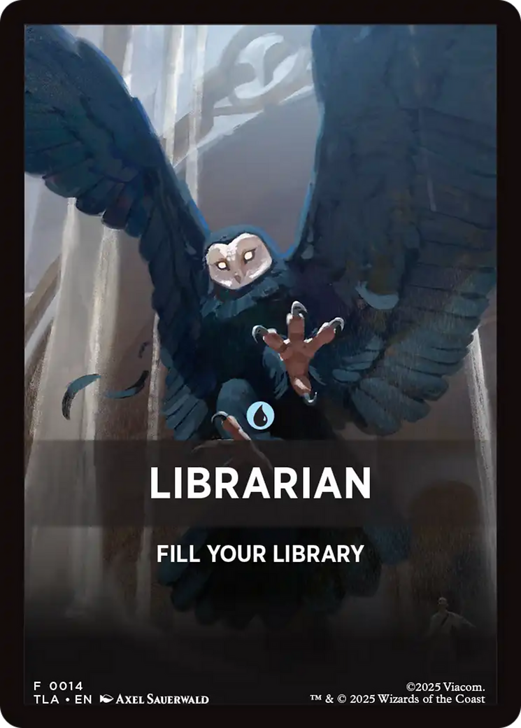 Librarian Theme Card [Avatar: The Last Airbender Tokens] | Pegasus Games WI