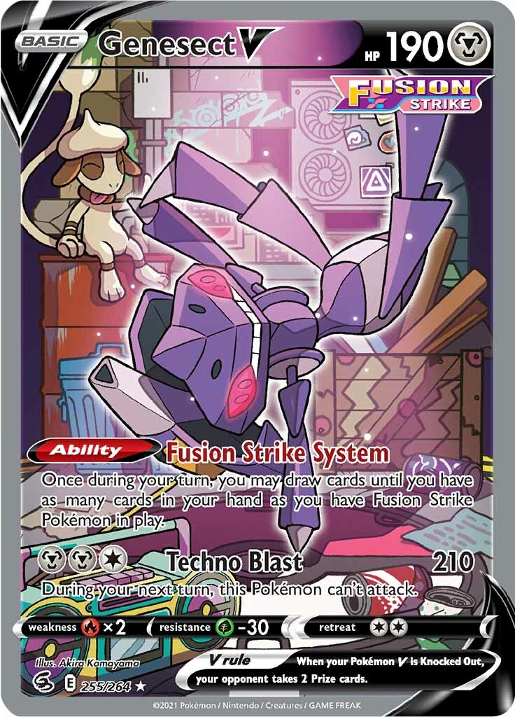 Genesect V (255/264) [Sword & Shield: Fusion Strike] | Pegasus Games WI