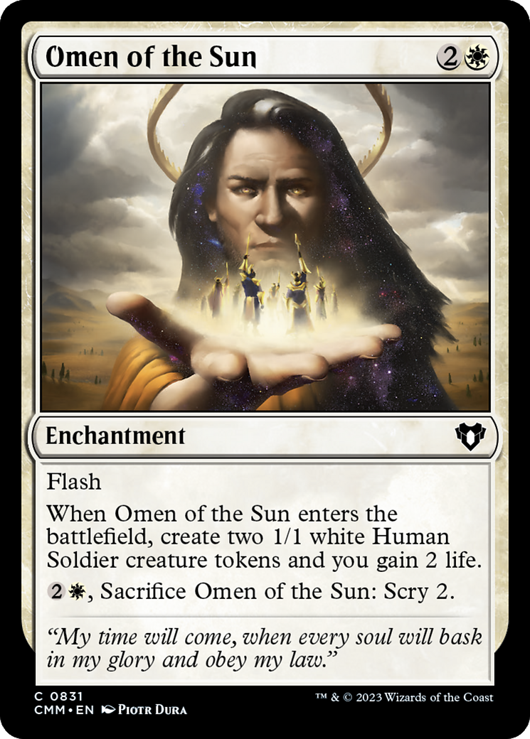 Omen of the Sun [Commander Masters] | Pegasus Games WI