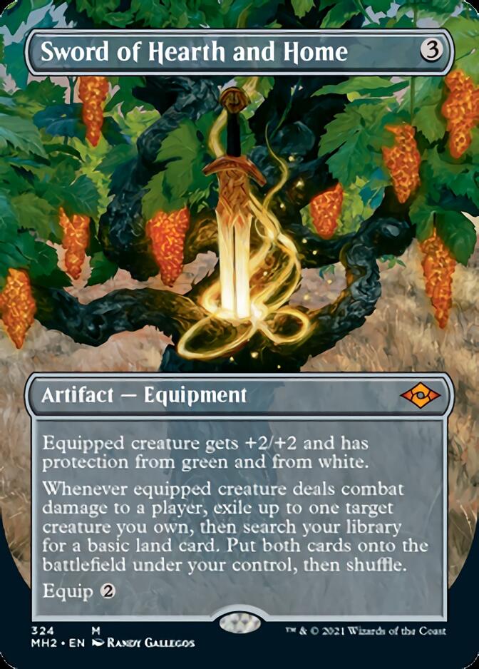 Sword of Hearth and Home (Borderless Alternate Art) [Modern Horizons 2] | Pegasus Games WI
