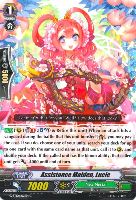 Assistant Maiden, Lucie (G-BT10/102EN) [Raging Clash of the Blade Fangs] | Pegasus Games WI