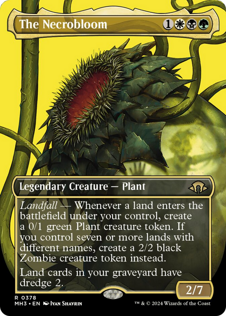 The Necrobloom (Borderless) [Modern Horizons 3] | Pegasus Games WI